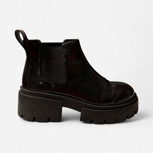 H&M Black Platform Chelsea Boots